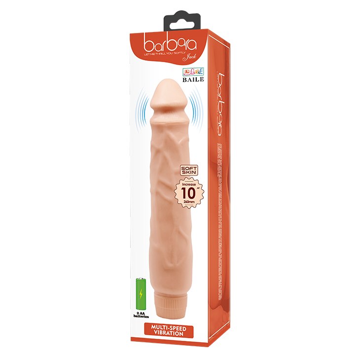 Barbara Jack – Reālistisks vibrators ar regulējamu intensitāti (26 cm)