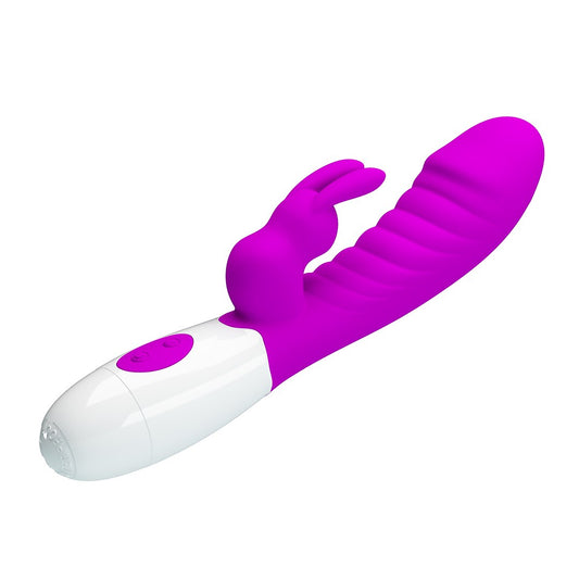 PRETTY LOVE Naughty Bunny vibrators – G-punkta un klitora stimulācija
