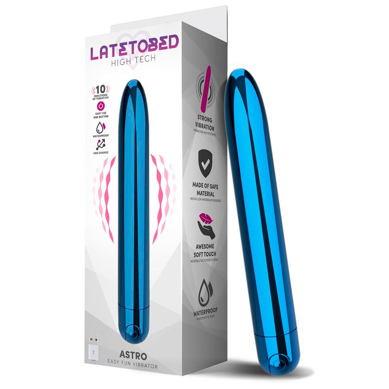 LATETOBED ASTRO VIBE - Vibrators with 10 modes (18.5 cm)
