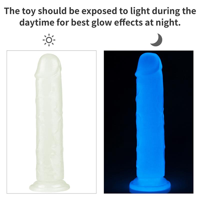 LOVETOY - glow-in-the-dark dildo Lumino (21 cm)