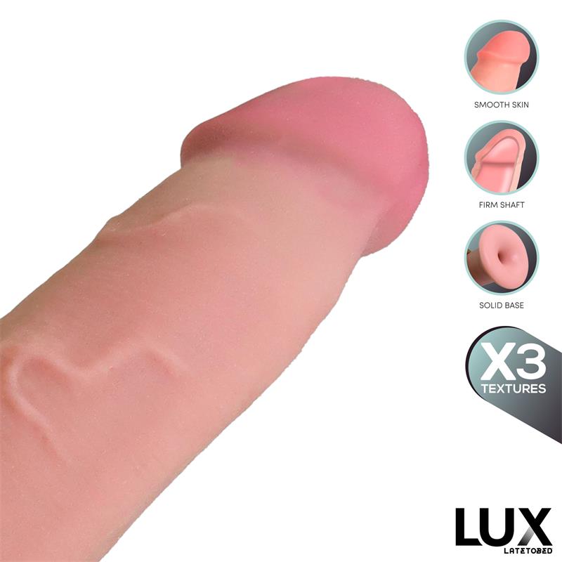 LUX - Karl Premium Īpaši apjomīgs trīskārša blīvuma dildo 15 cm