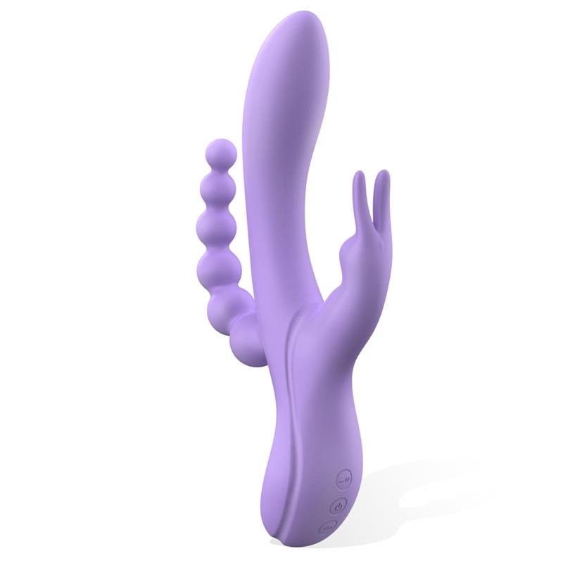 ENGILY ROSS Lindsay - Premium Liquid Silicone Triple Flexible Vibrator
