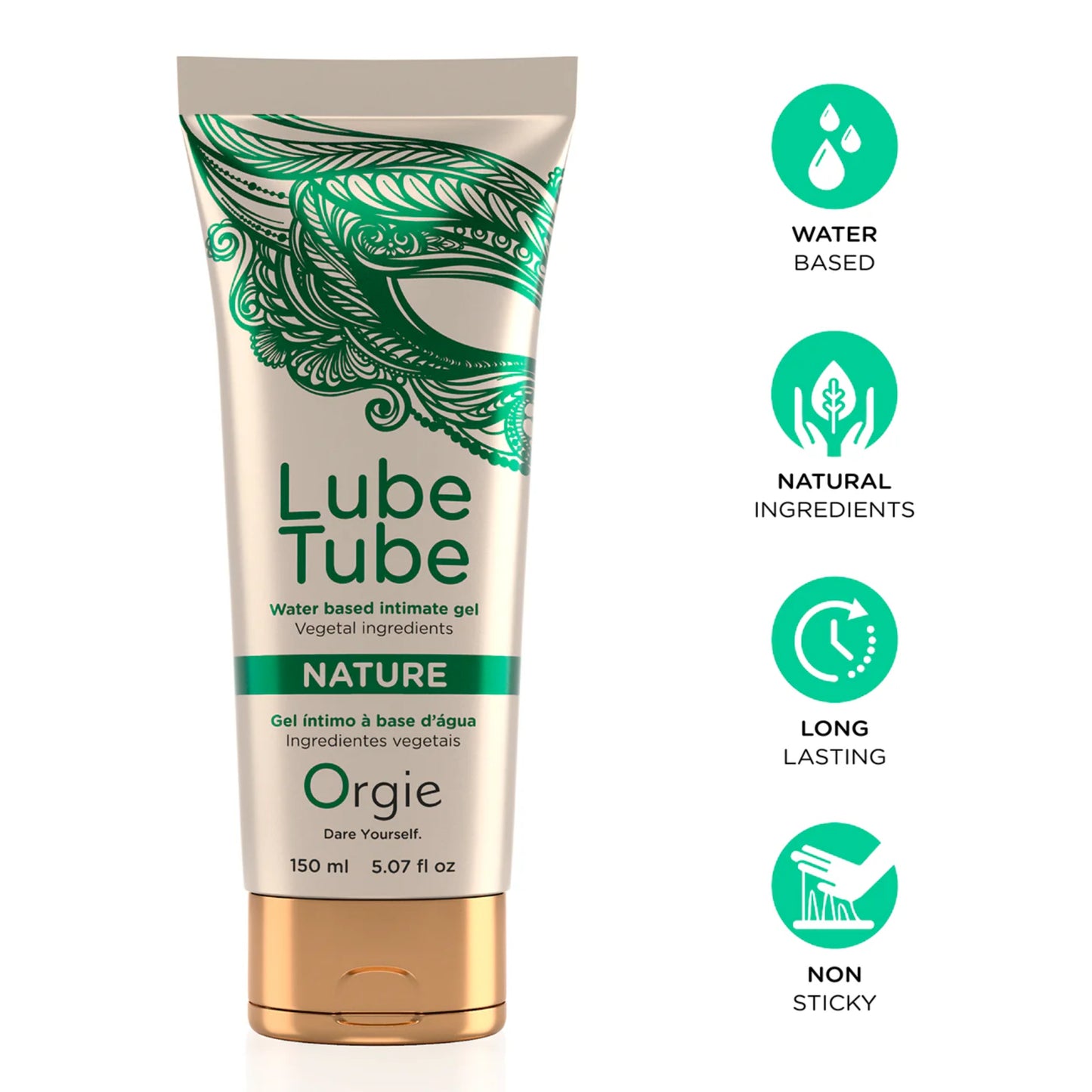 Orgie Lube Tube Nature ūdens bāzes lubrikants (150 ml)