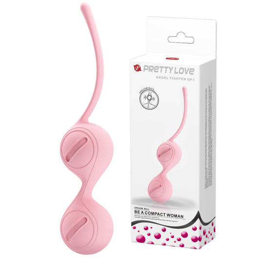 PRETTY LOVE Orgasmic Balls Kēgela bumbiņas iegurņa muskuļu treniņam (rozā)