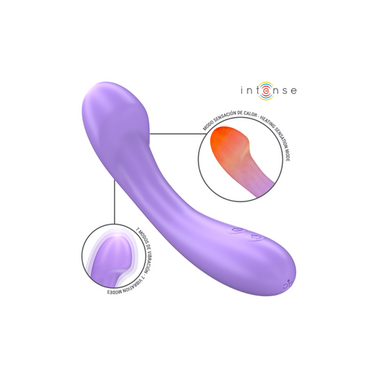 INTENSE - BECKY vibrators with heating function (19 cm - 7 modes)