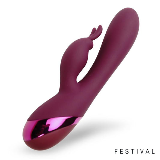 Vibe Brole - silicone vibrator with clitoral stimulator