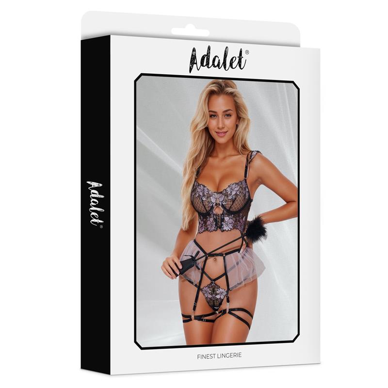 БЕЛЬЕ ADALET - комплект Caroline со стрингами (4 в 1)
