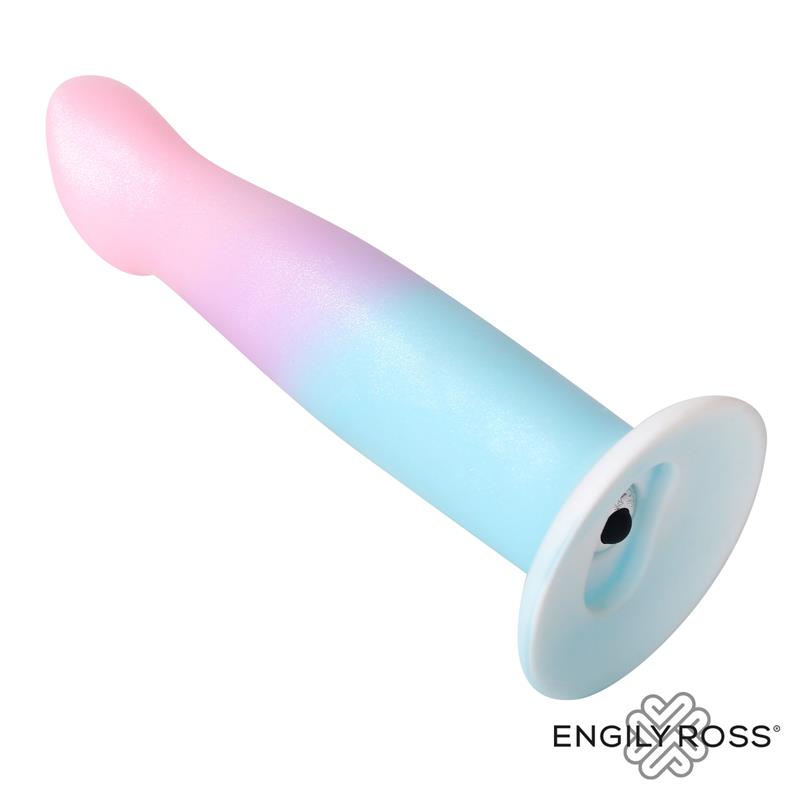 DILDOX BY ENGILY ROSS - Gradient Dildo ar VIbrāciju 17 cm + Bullet Vibrators