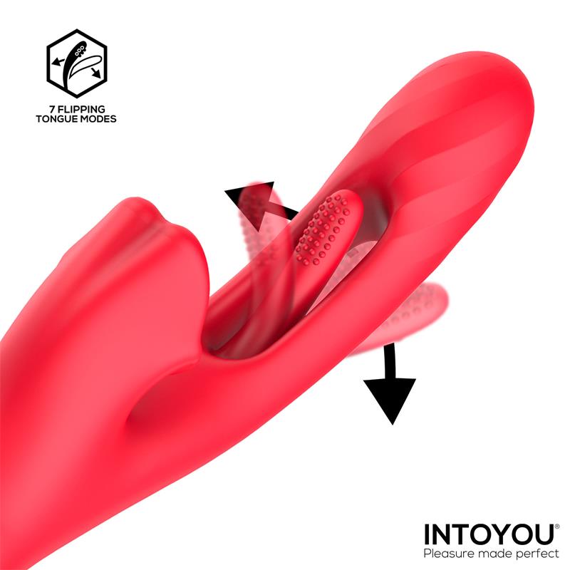 INTOYOU GRANT - Premium vibrator with moving tongue and 360º clitoral stimulator