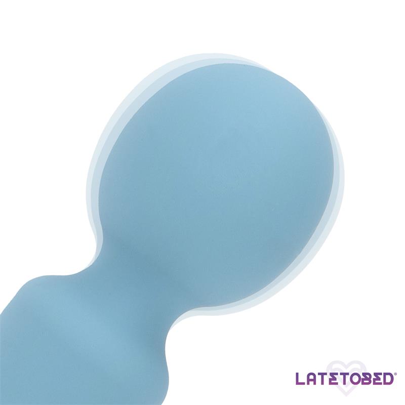LATETOBED - Силиконовый вибратор Мини-wand (15 см)