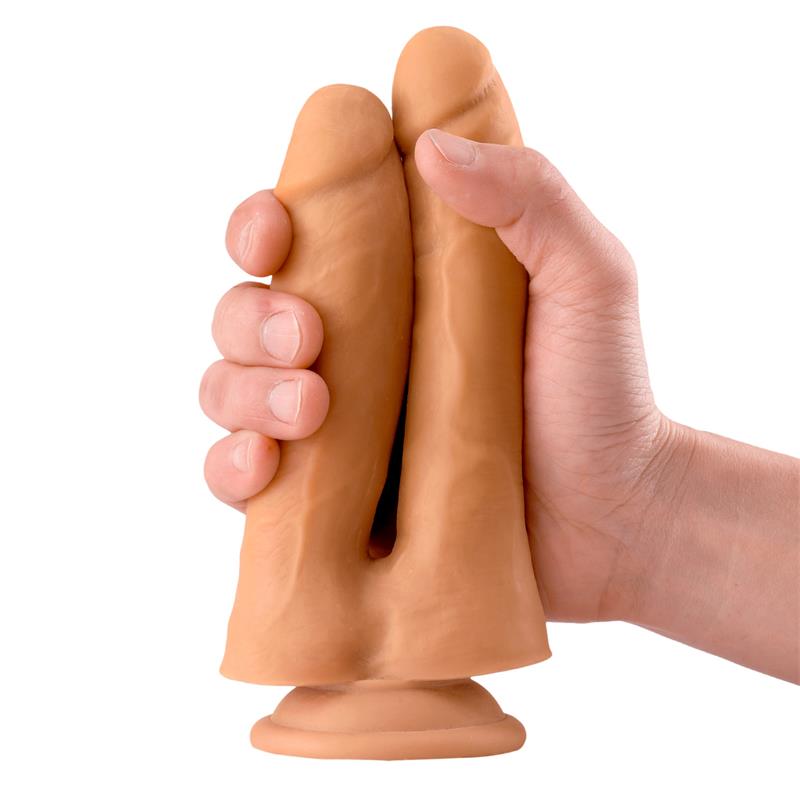 MAX & CO - Dubults reālistisks dildo 18 cm
