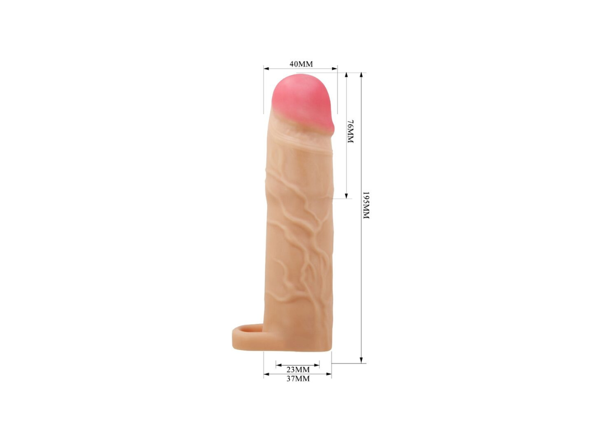 PRETTYLOVE GERD - Locekļa uzmava +7.6 cm garumam, +35% biezumam