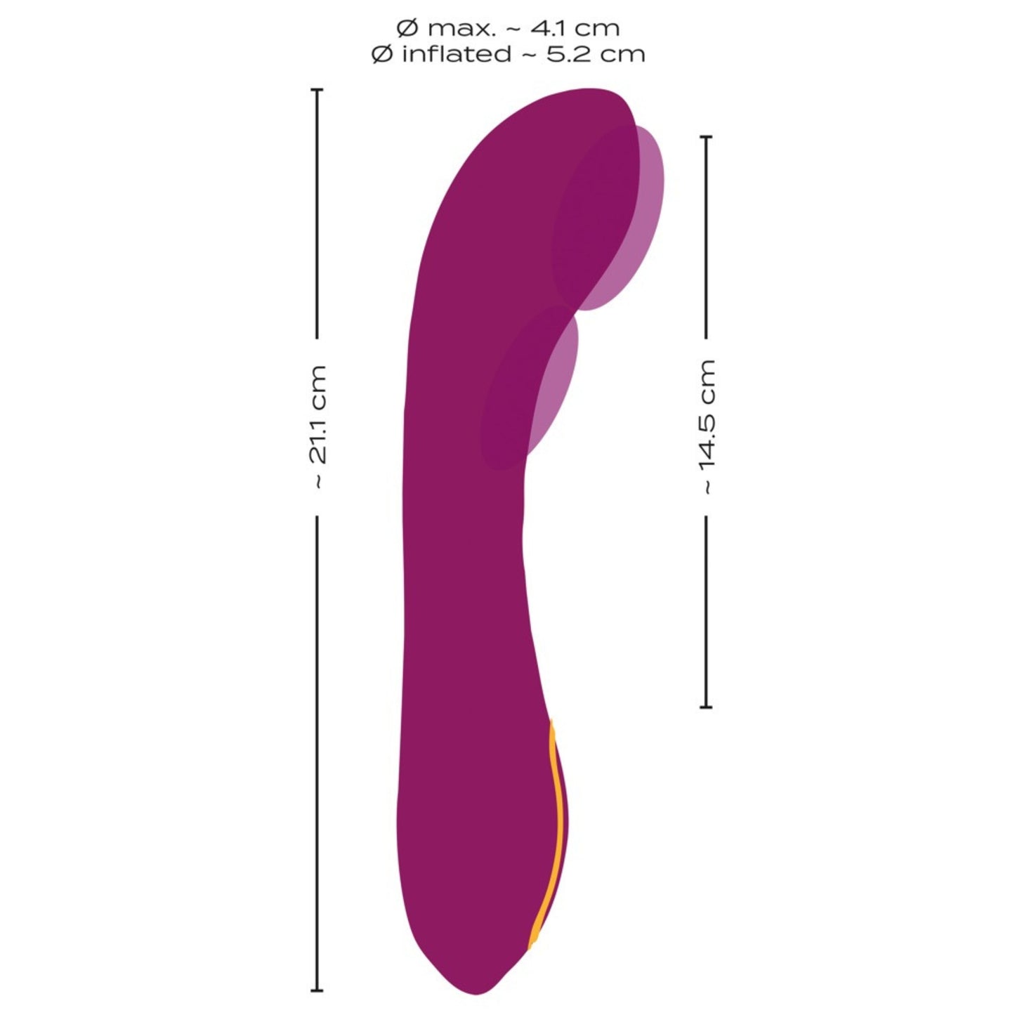 Inflatable vibrator
