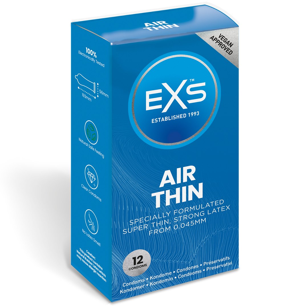 EXS - AIR THIN Specially Thin Condoms 12 pcs