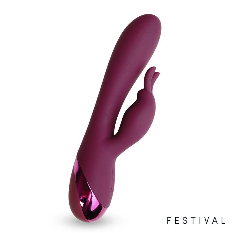 Vibe Brole - silicone vibrator with clitoral stimulator