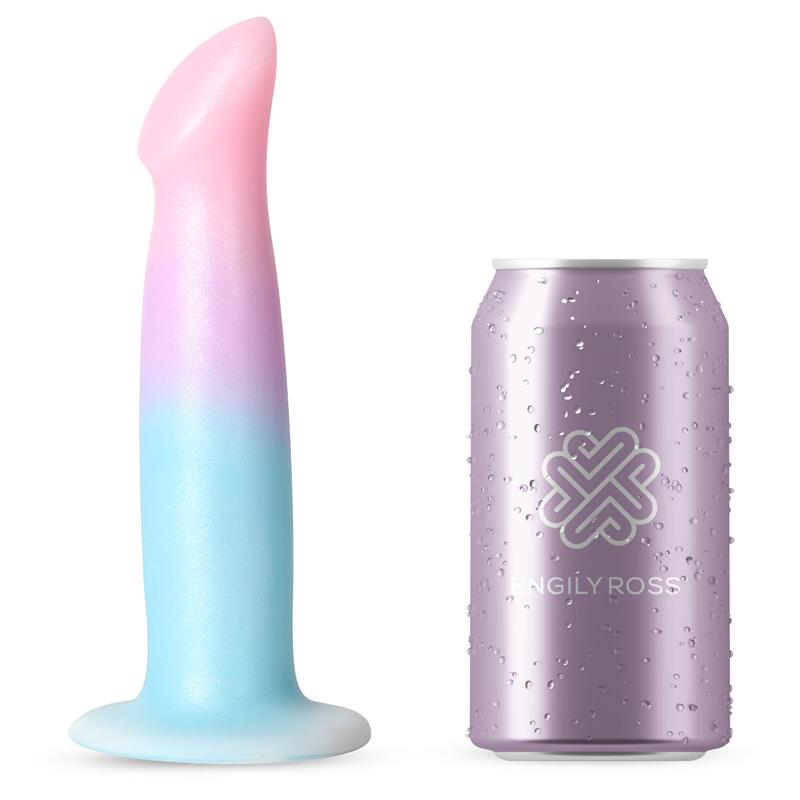 DILDOX BY ENGILY ROSS - Gradient Dildo ar VIbrāciju 17 cm + Bullet Vibrators