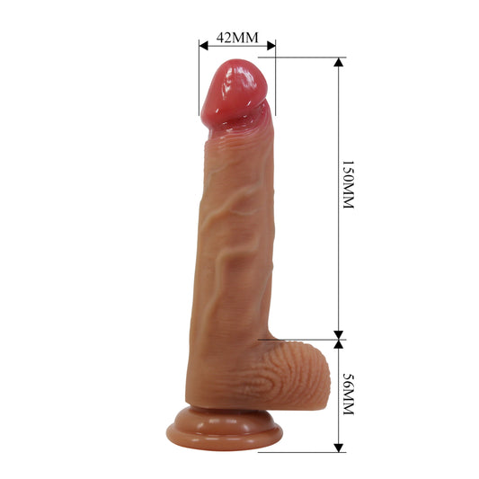 PRETTY LOVE Lisle reālistisks silikona dildo ar piesūcekni (20.6 cm)