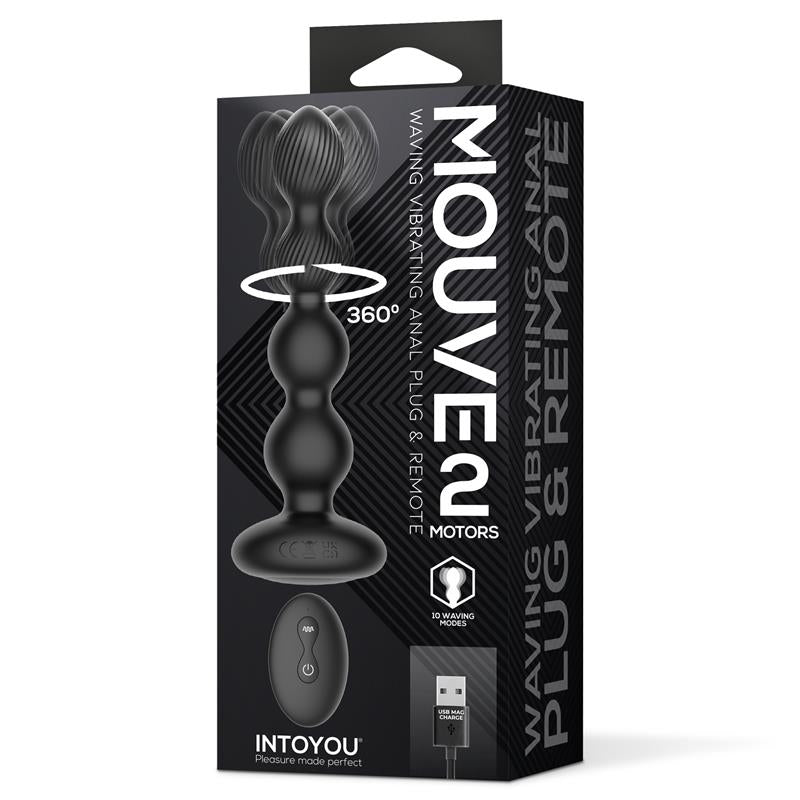MOUVE BUTT PLUG - Premium Remote Control Anal Plug with Movement and Vibration
