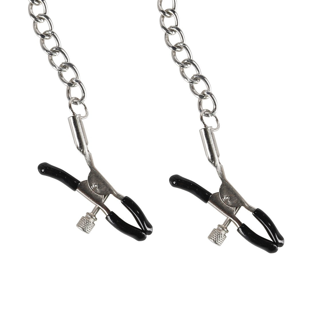 EROSPACE - WILD PLAY Mute plug with breast clamps