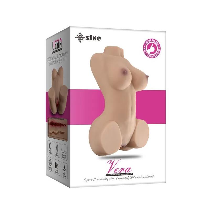 XISE Realistic Male Masturbator Doll with Vagina and Anal Opening 3.25 kg