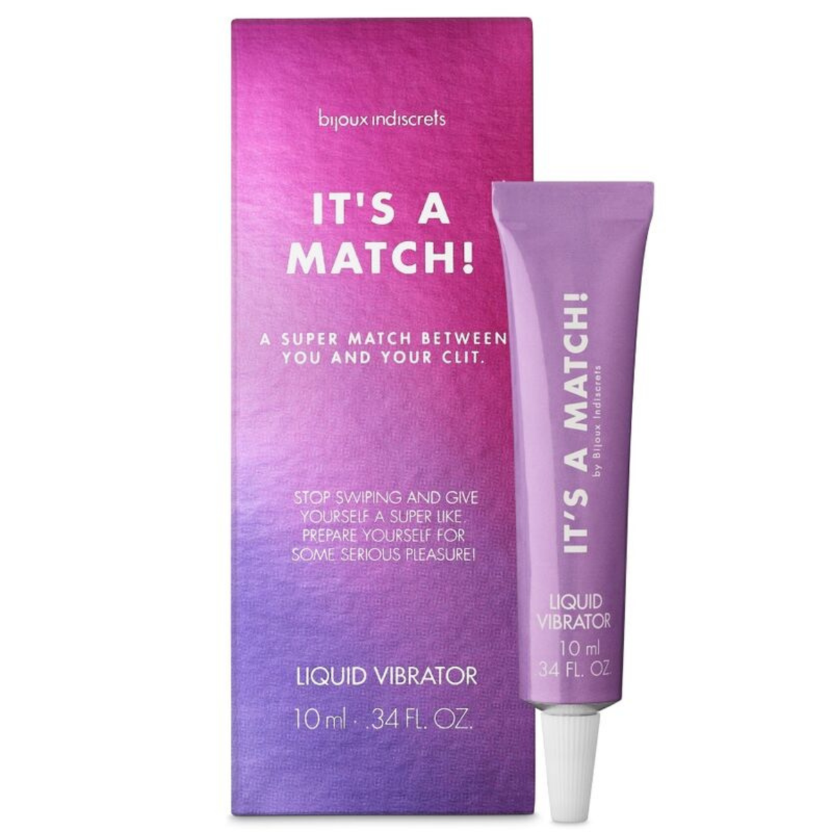 Premium šķidrais vibrators Bijoux Indiscrets It's a Match! (10 ml)