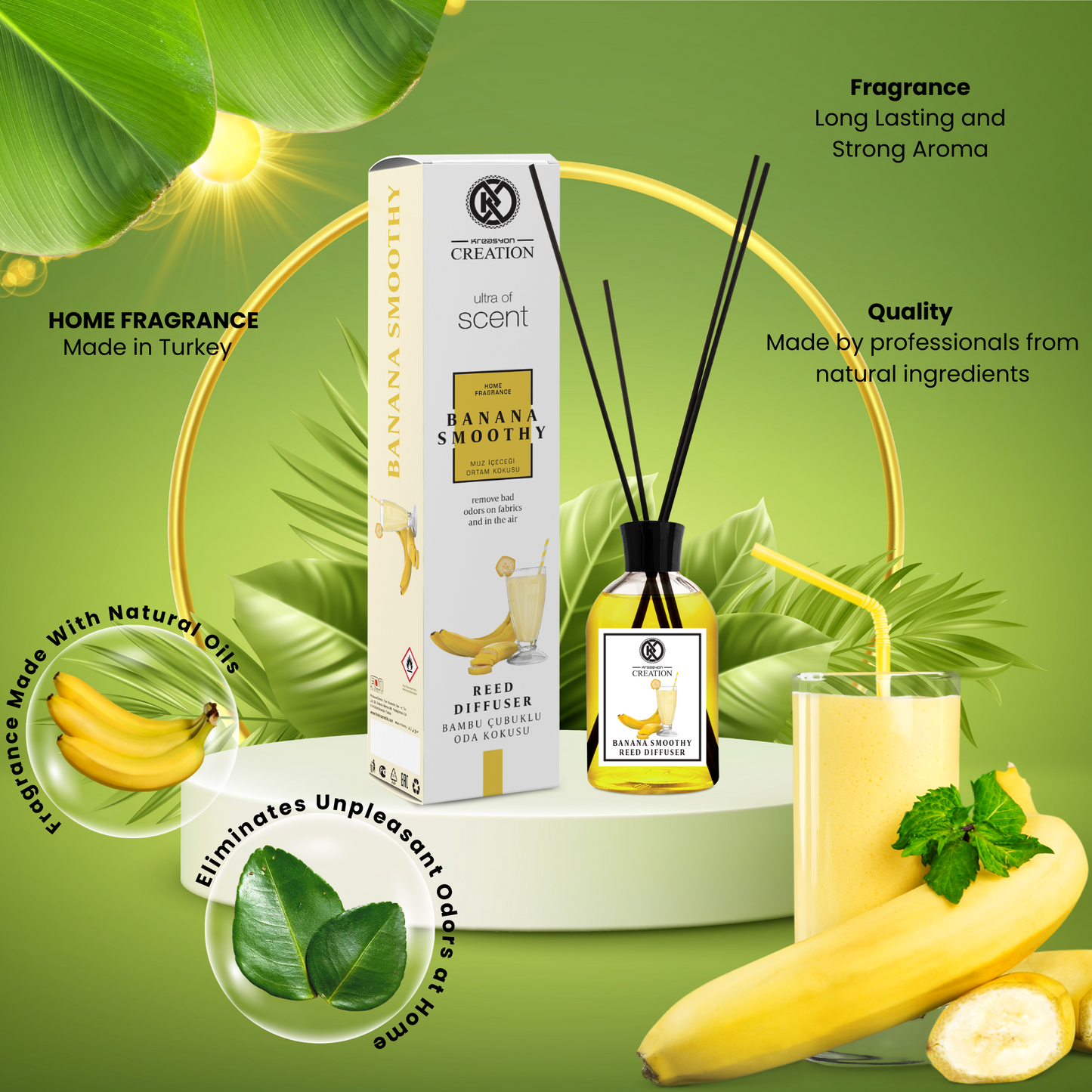 Creation - Banana Smoothie Home Flavor (115 ml)