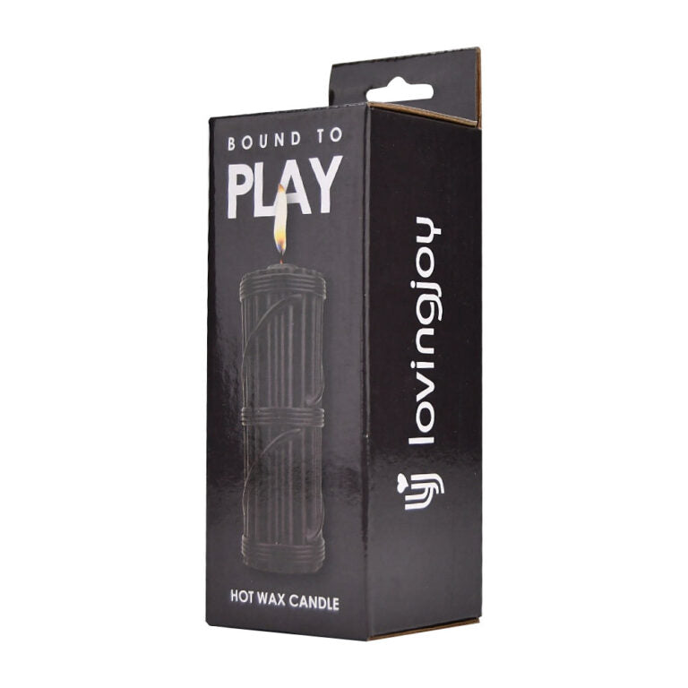 BDSM Erotic massage black hot wax candle