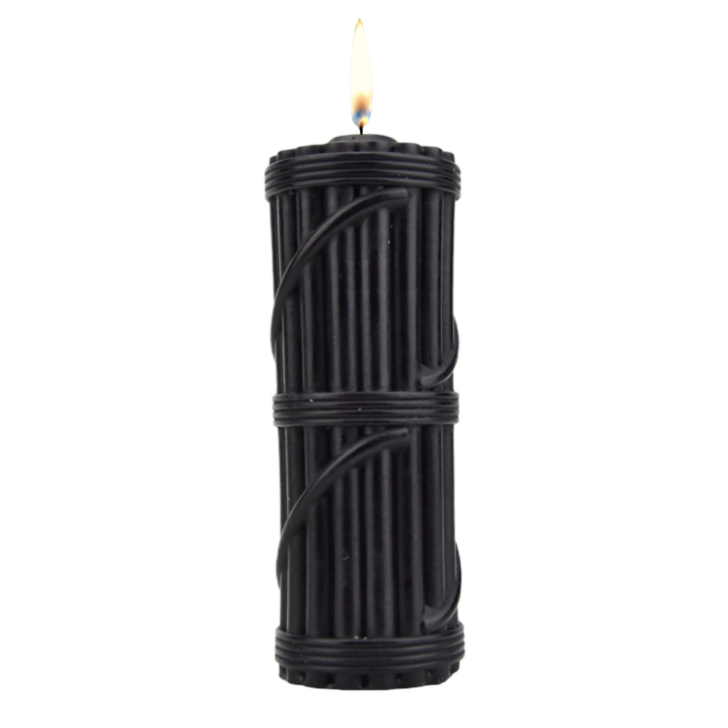BDSM Erotic massage black hot wax candle
