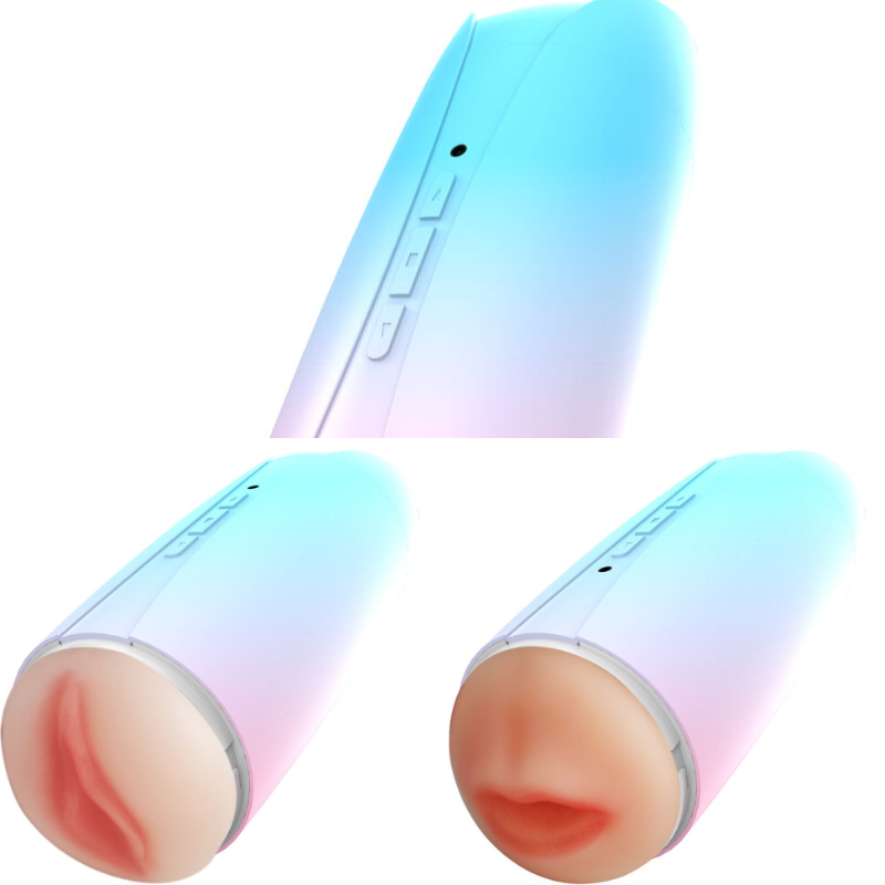 ARMONY - 2 in 1 Vibrējošs vagīnas un mutes masturbators un erotisku balsi (36 vibrācijas)