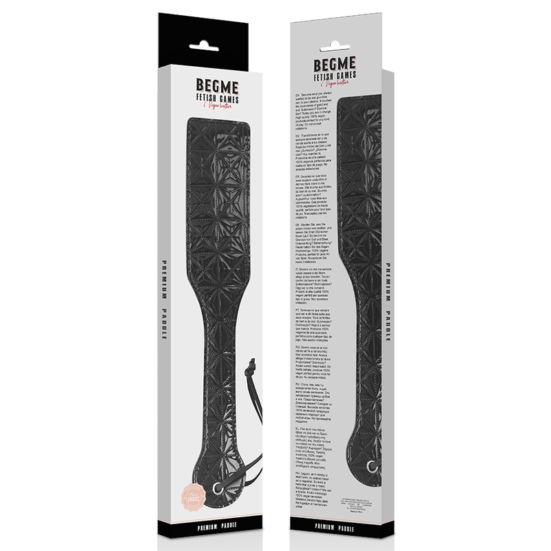 BEGME - BLACK EDITION Vegan ādas pletne