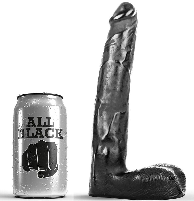 ALL BLACK - Reālistisks dildo 21 cm