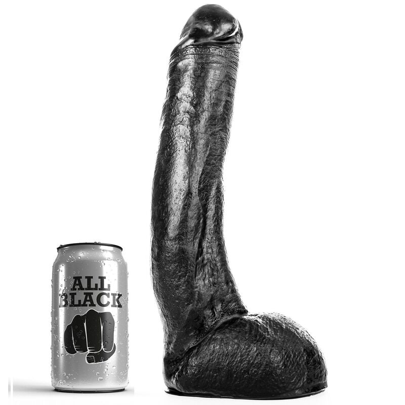 ALL BLACK - DONG Dildo 29 cm