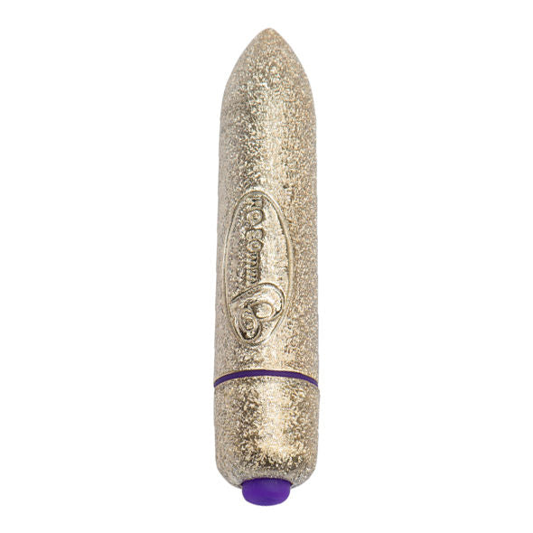 ROCKS-OFF - ekskluzīvs zelta bullet vibrators (8 cm - 7 vibrācijas)