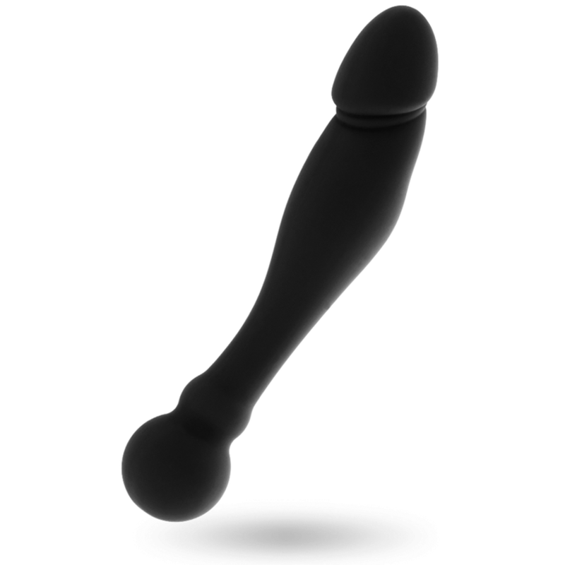 BLACK & SILVER - KARL Īpašs G punkta stimulējošs dildo (18 cm)