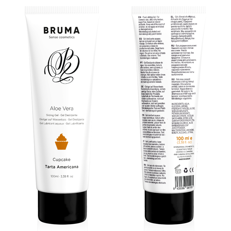 BRUMA - Aloe vera lubricant (Cupcake 100 ml)