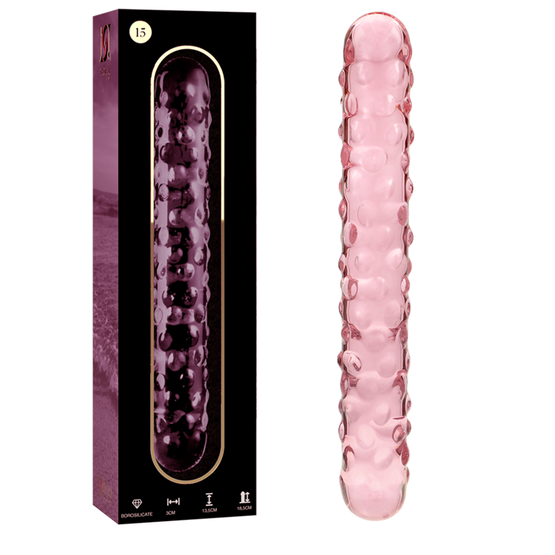 NEBULA SERIES BY IBIZA - Dildo no borosilkāta stikla (18,5 cm -O- 3 cm)