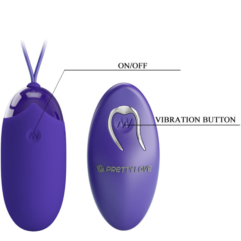 PRETTY LOVE - BERGER YOUTH Remote Control Vibrating Egg