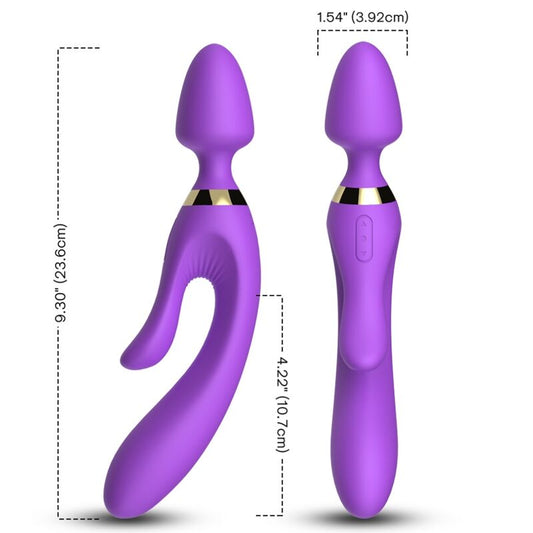 ARMONY Premium - Double-sided multifunctional massager and rabbit vibrator