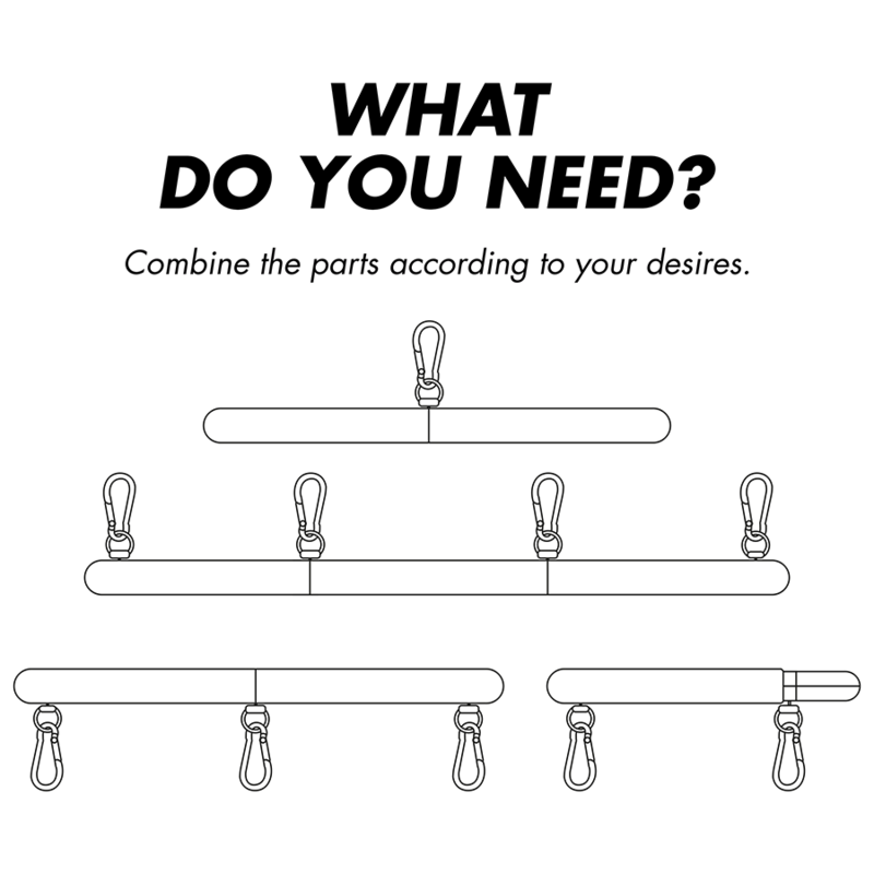 FETISH SUBMISSIVE BONDAGE - Regulējams sasaistes stienis