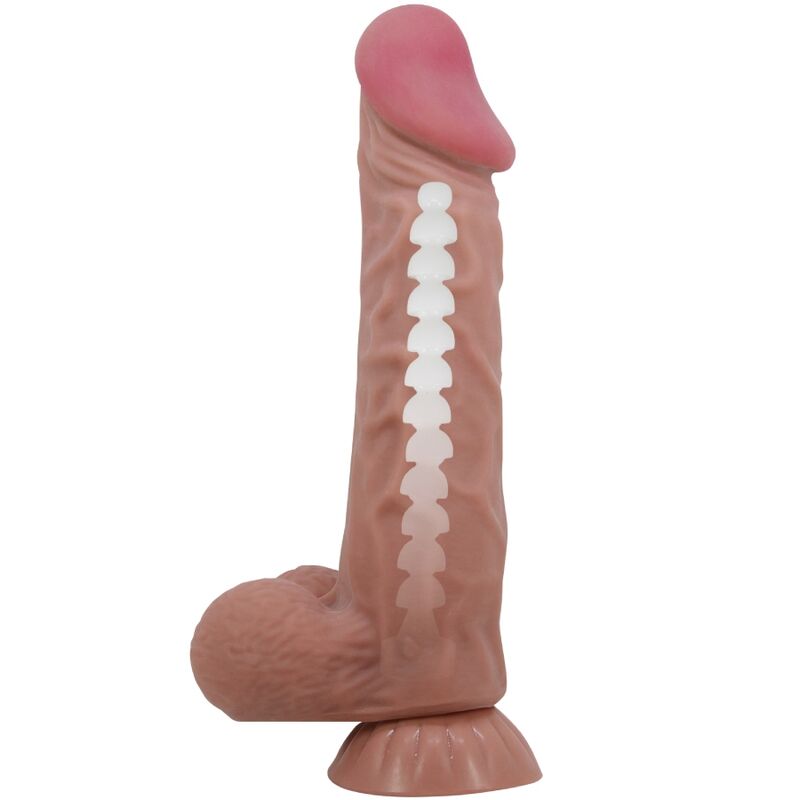 PRETTY LOVE - SLIDING SKIN SERIES Realistic dildo 24 cm