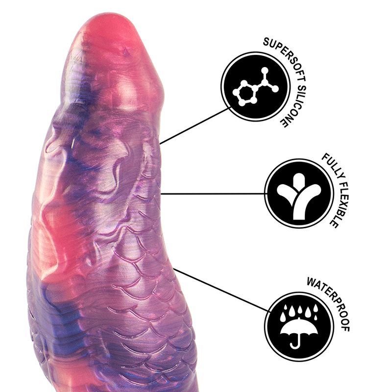 Medusa Pārdabisks Silikona Dildo 17 cm