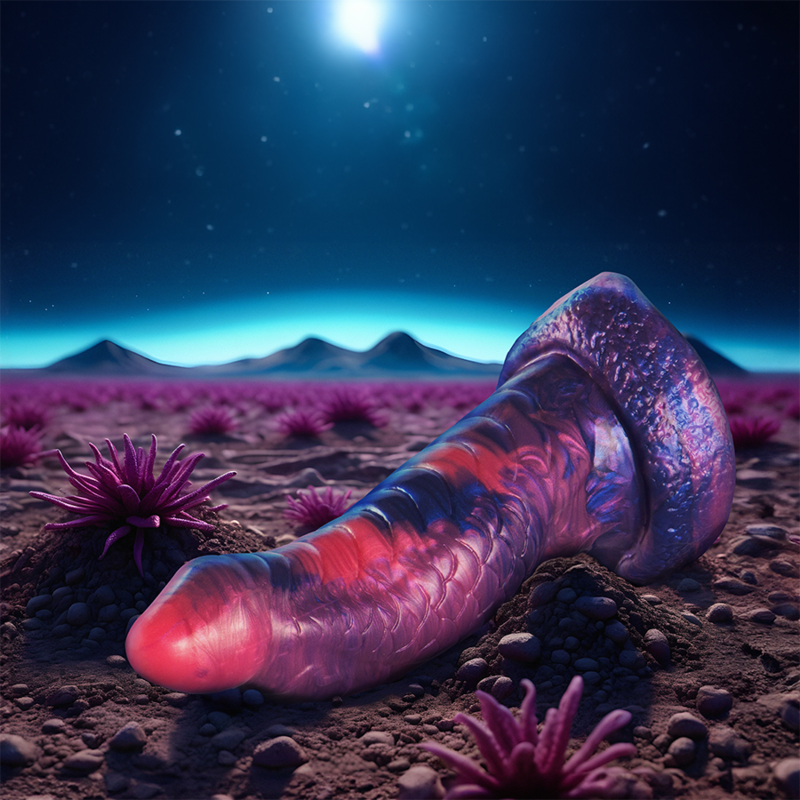 Medusa Pārdabisks Silikona Dildo 17 cm