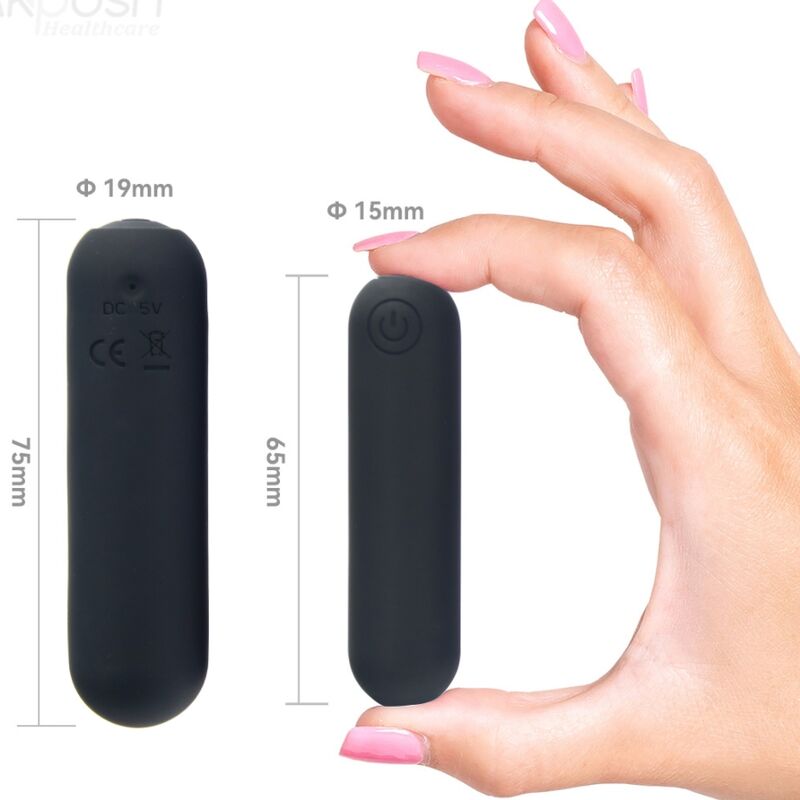 ARMONY - waterproof silicone bullet vibrator (10 vibrations 7.5 X 1.9 cm)