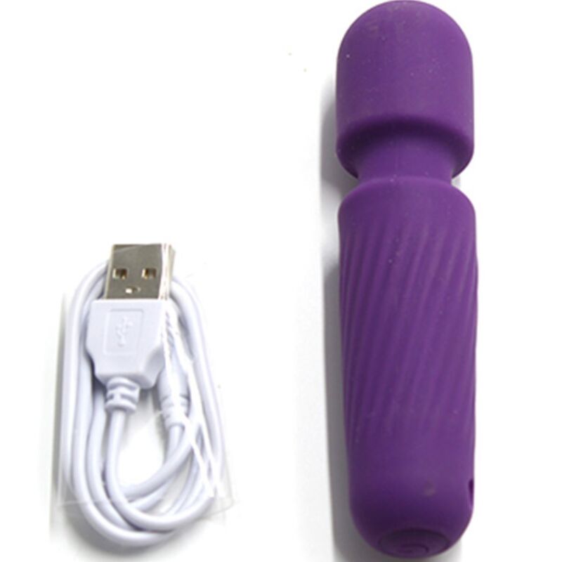 ARMONY - Waterproof mini wand massager and vibrator (10 vibrations, purple)
