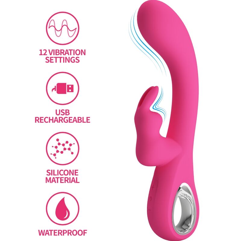 PRETTY LOVE - NOVAK RABBIT Vibrators (12 funkcijas)