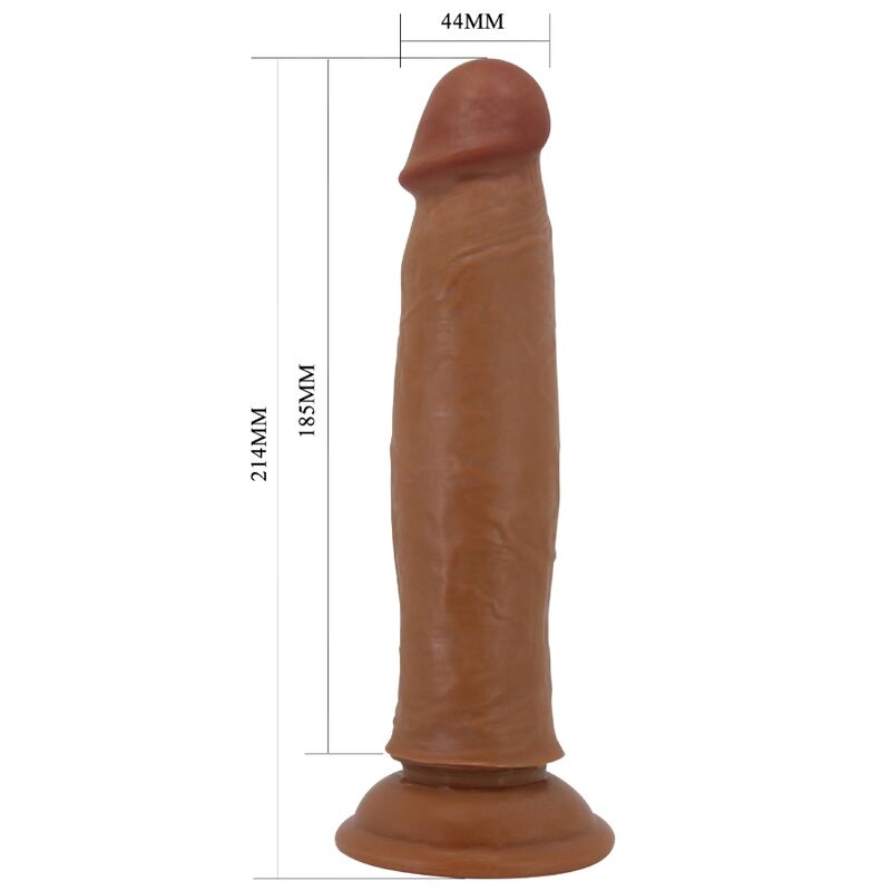 PRETTY LOVE - KEON realistic double-layer dildo (21 cm)
