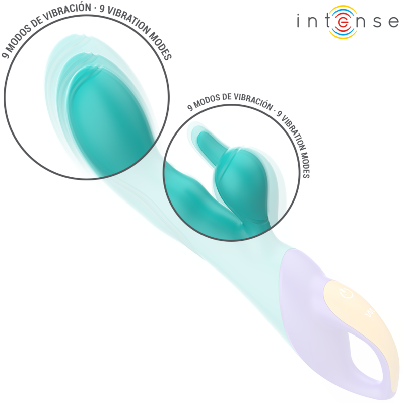 INTENSE FRED - Premium waterproof vibrator with clitoral stimulator
