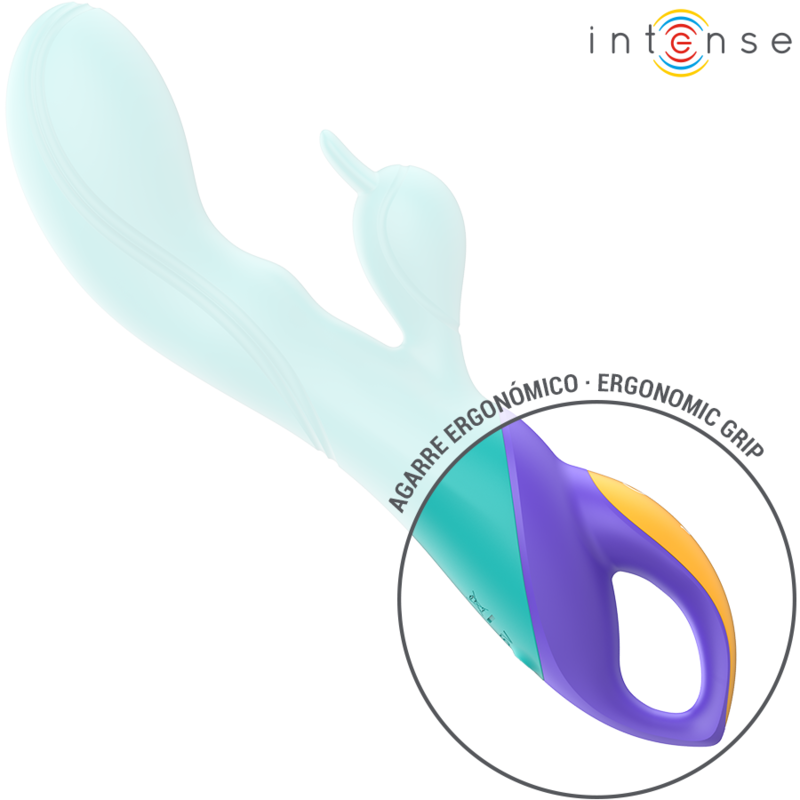 INTENSE FRED - Premium waterproof vibrator with clitoral stimulator