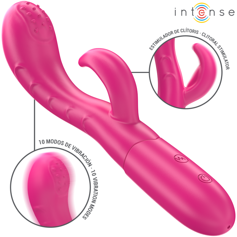 INTENSE Amara - vibrators ar stimulējošu mēli (10 vibrācijas)