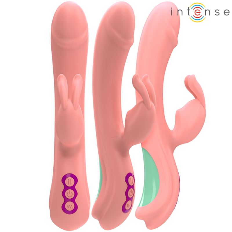 INTENSE - RACHEL Vibrator with clitoral stimulator